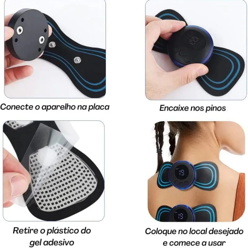 Mini Massageador Portátil USB - Alivio de dores musculares