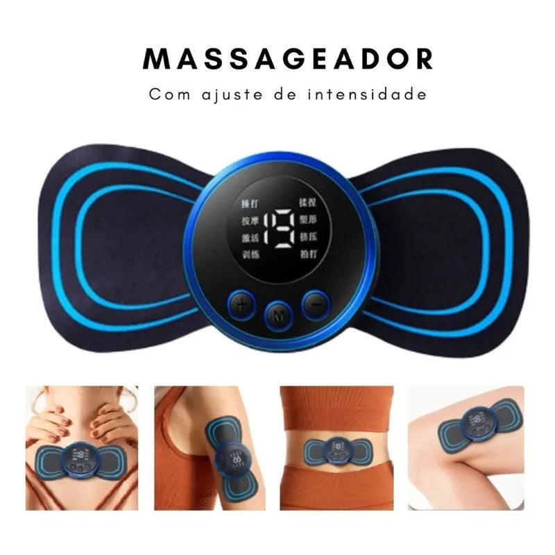 Mini Massageador Portátil USB - Alivio de dores musculares